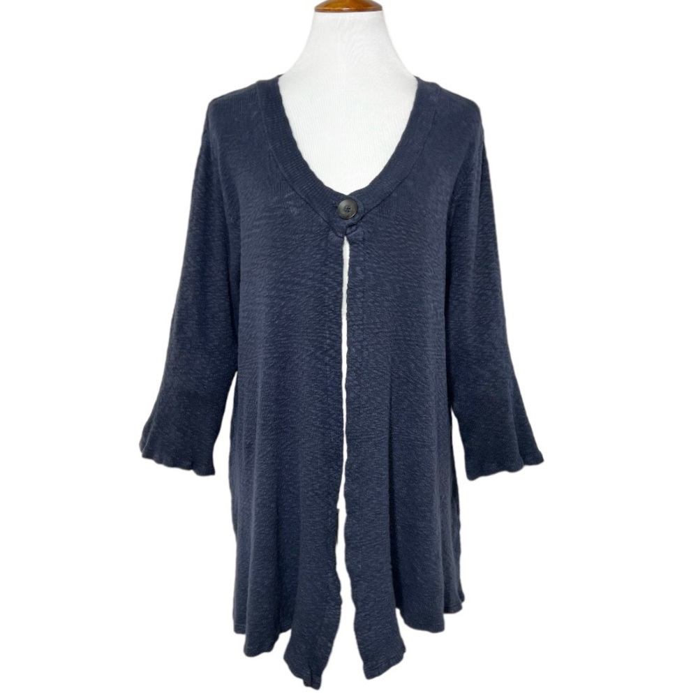 Flax Navy Blue Women's sweater